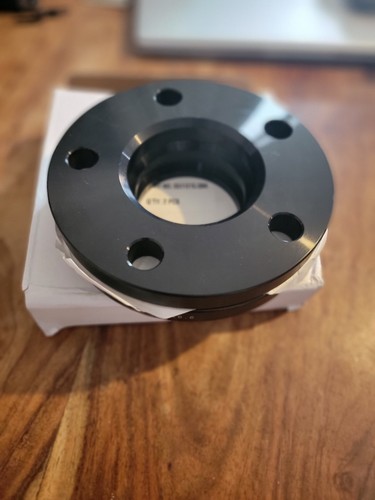 Black alloy wheel - black, spacers
